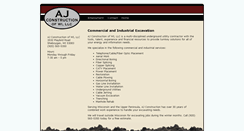 Desktop Screenshot of ajconstructionofwi.com